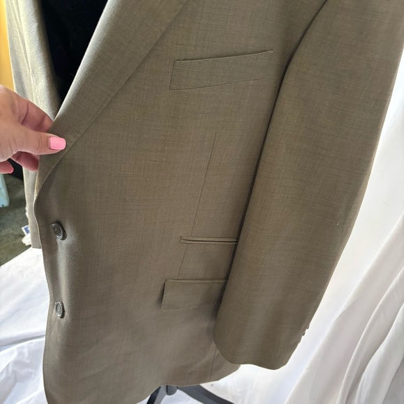 RARE Earvin Magic Johnson Men's Tan Blazer‎ Size 52R - Picture 2 of 9